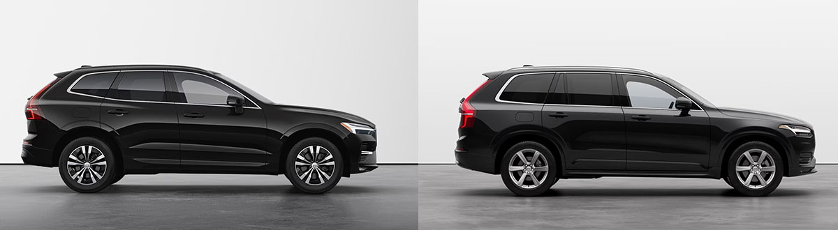 2023 Volvo XC60 vs 2023 XC90 Trim